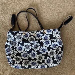 Kate Spade Black & Blue Quilted Diaper Bag